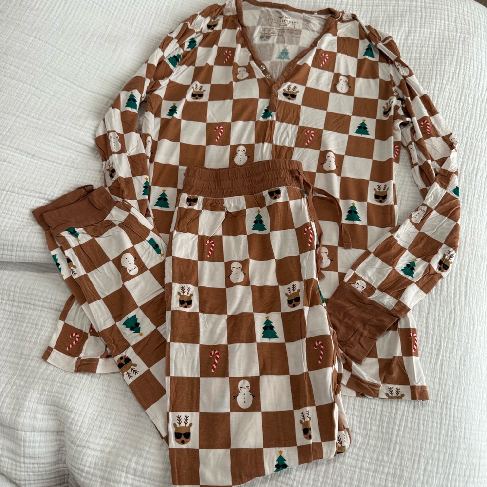 Little Sleepies Women’s Pajama Set Christmas Checks